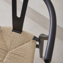sweeek Set 2 sede in legno con seduta in corda
