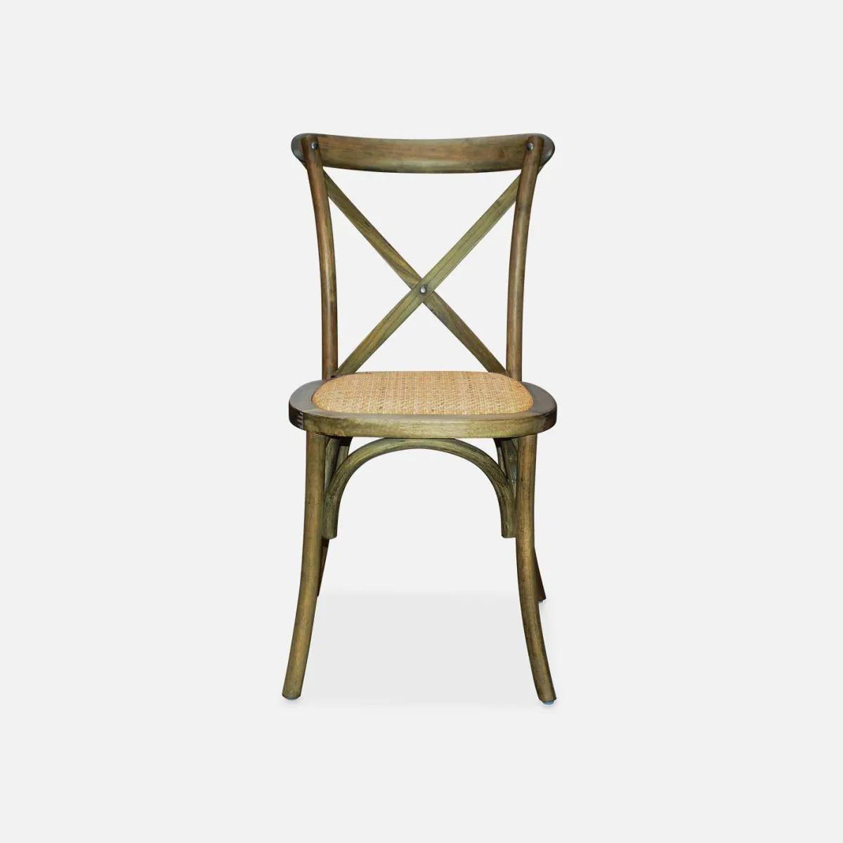 sweeek Set 4 sedie da bistrot vintage in legno