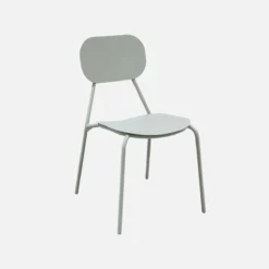 sweeek Set 4 sedie da giardino in alluminio