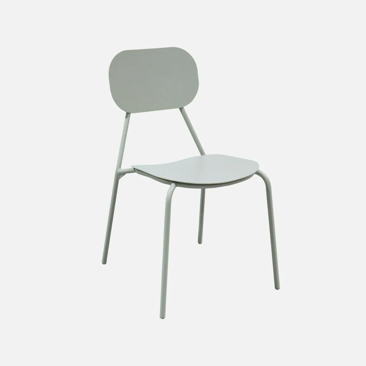 sweeek Set 4 sedie da giardino in alluminio