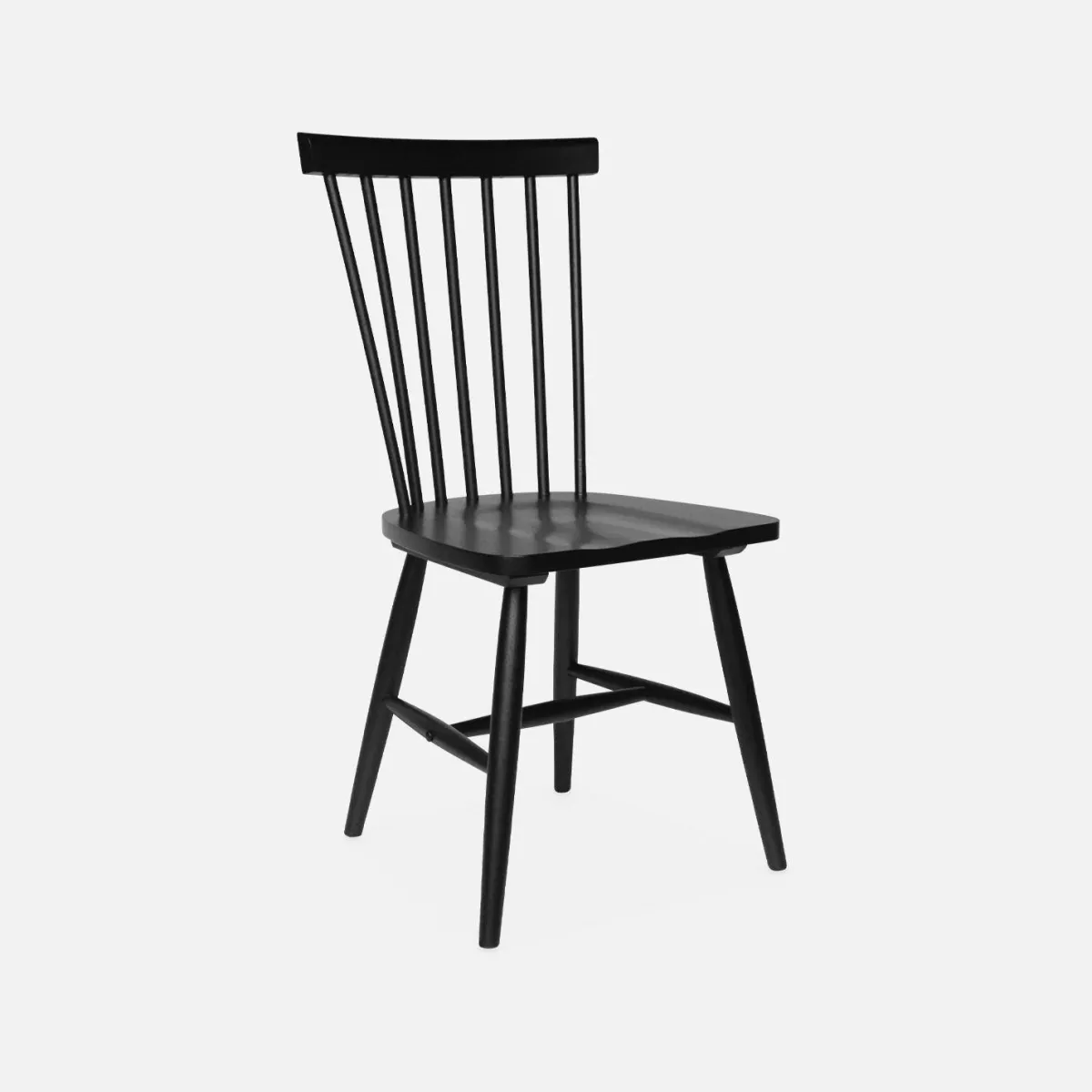 sweeek Set 2 sedie da pranzo in legno, impilabili stile vintage