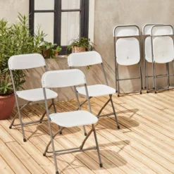 Set 6 sedie pieghevoli per eventi