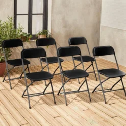 sweeek Set 6 sedie pieghevoli per eventi