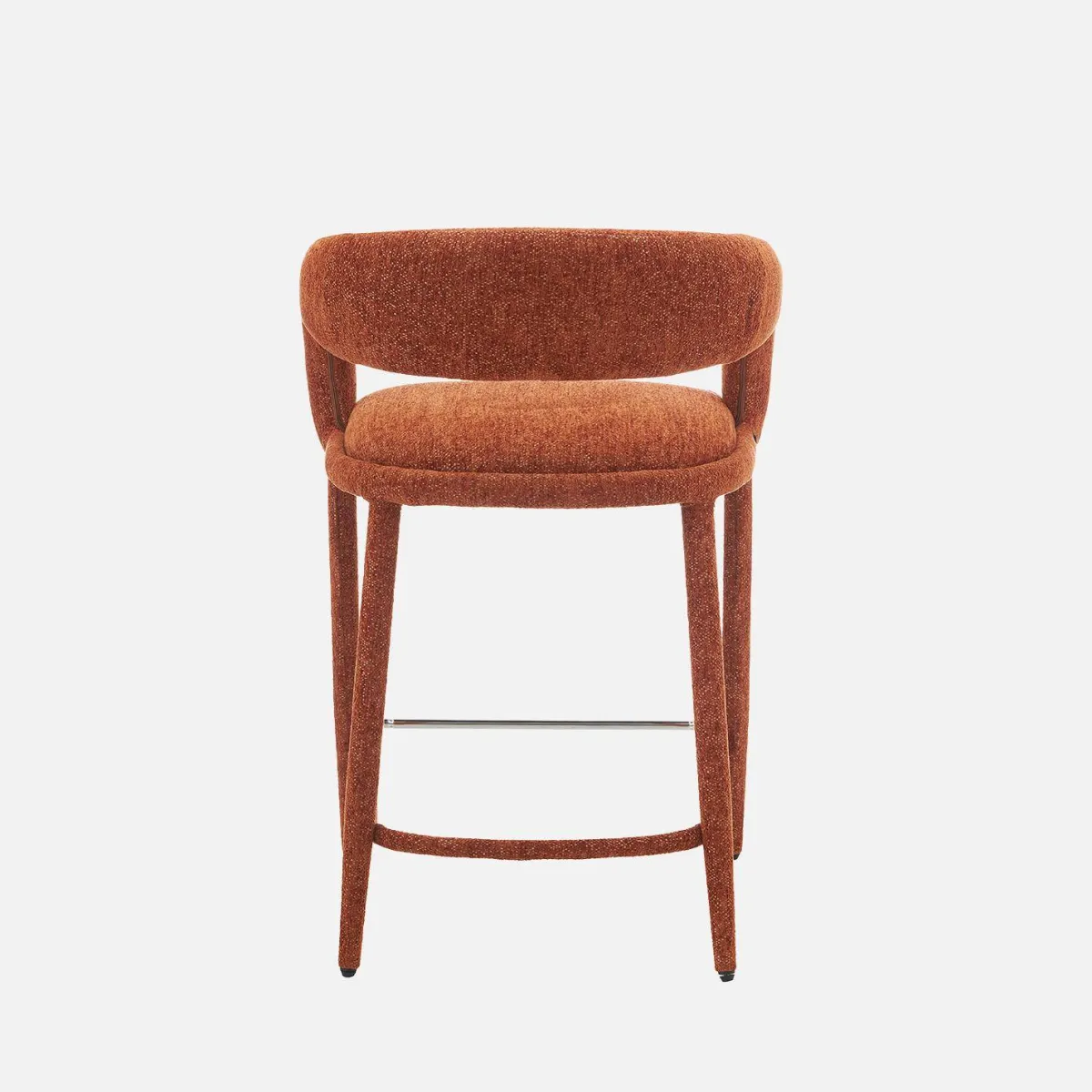 sweeek Set 2 sgabelli da bar contemporaneo in tessuto