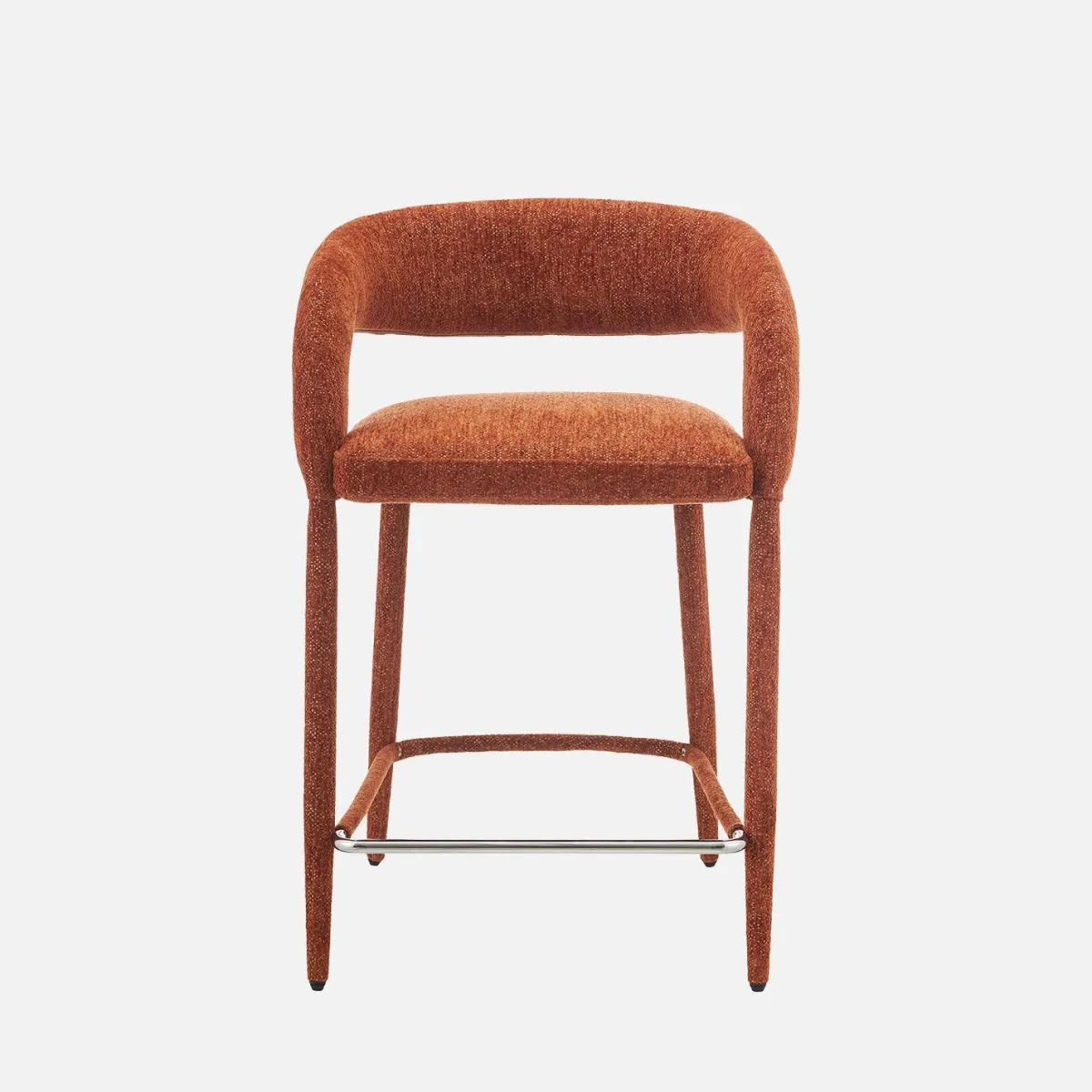 sweeek Set 2 sgabelli da bar contemporaneo in tessuto