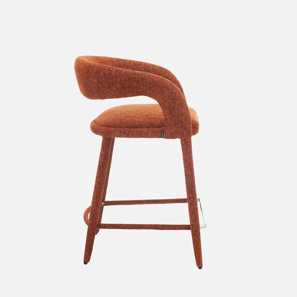 sweeek Set 2 sgabelli da bar contemporaneo in tessuto