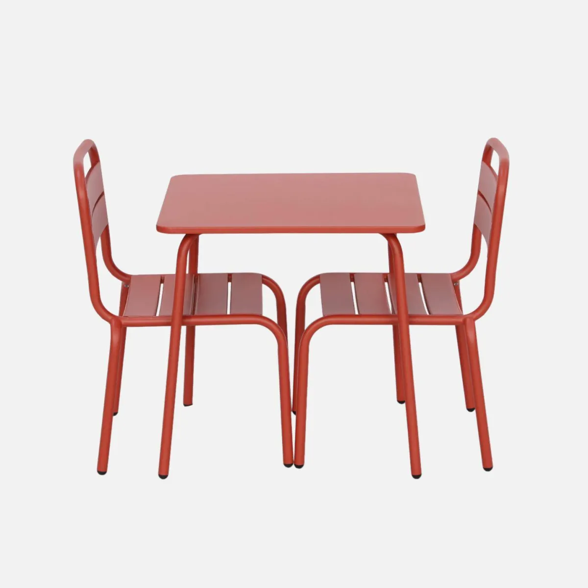 sweeek Set tavolino in metallo per bambini e 2 sedie