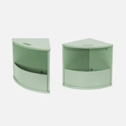 sweeek Set tavolo con ardesia e 4 sedie contenitore per bambini