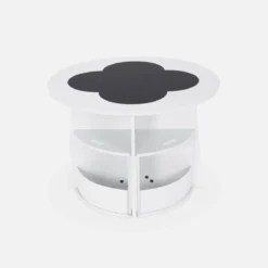 Set tavolo con ardesia e 4 sedie contenitore per bambini