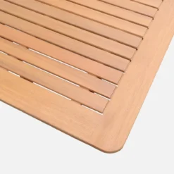 sweeek Set tavolo da giardino allungabile in legno di eucalipto con 8 sedie