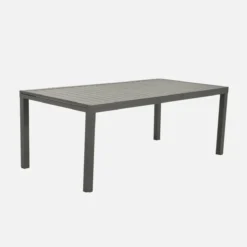 sweeek Set tavolo da giardino allungabile in alluminio con 10 sedie
