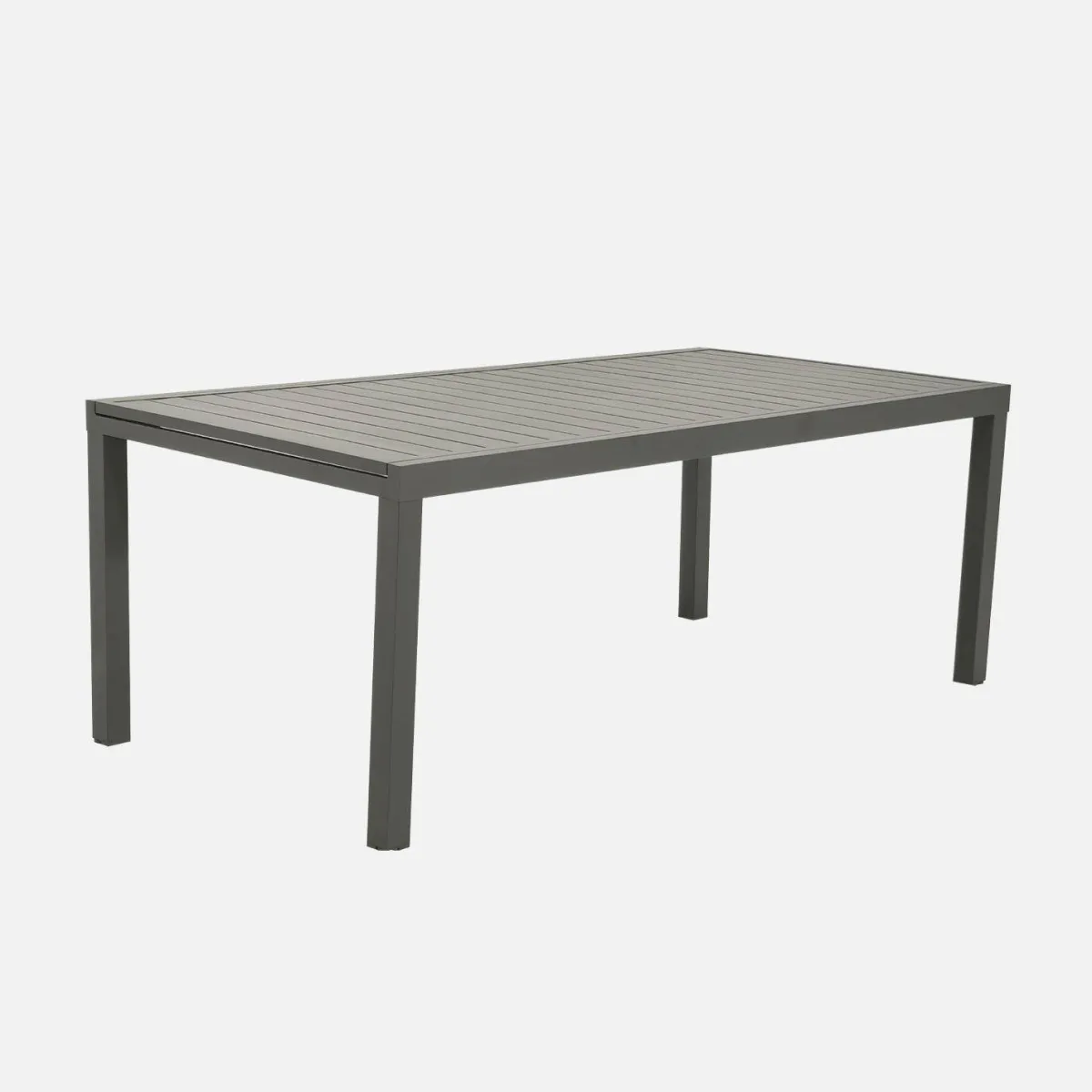 sweeek Set tavolo da giardino allungabile in alluminio con 10 sedie