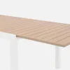 sweeek Set tavolo da giardino allungabile in alluminio con 10 sedie