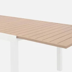 sweeek Set tavolo da giardino allungabile in alluminio con 10 sedie