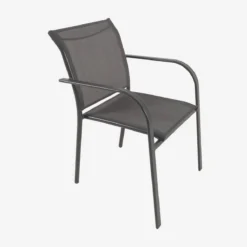 sweeek Set tavolo da giardino allungabile in alluminio effetto legno con 8 sedie
