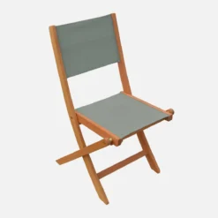 sweeek Set tavolo da giardino allungabile in legno di eucalipto con 6 sedie