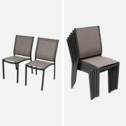 Set tavolo da giardino allungabile in legno con 10 sedie