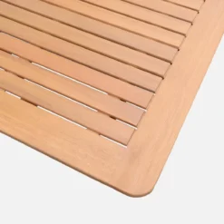sweeek Set tavolo da giardino allungabile in legno di eucalipto con 8 sedie