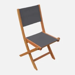Set tavolo da giardino allungabile in legno di eucalipto con 6 sedie