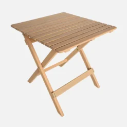 Set tavolo da giardino bistrot per bambini in legno di acacia con 2 sedie