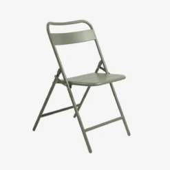 sweeek Set tavolo da giardino bistrot pieghevole in acciaio con 4 sedie, 120cm
