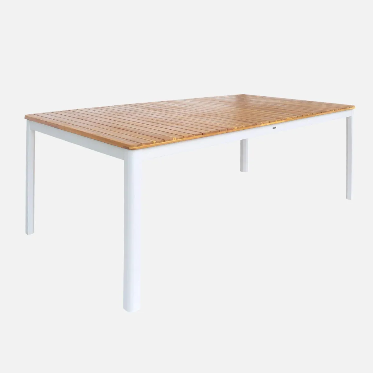 sweeek Set tavolo da giardino con angoli arrotondati in legno di acacia con 10 sedie