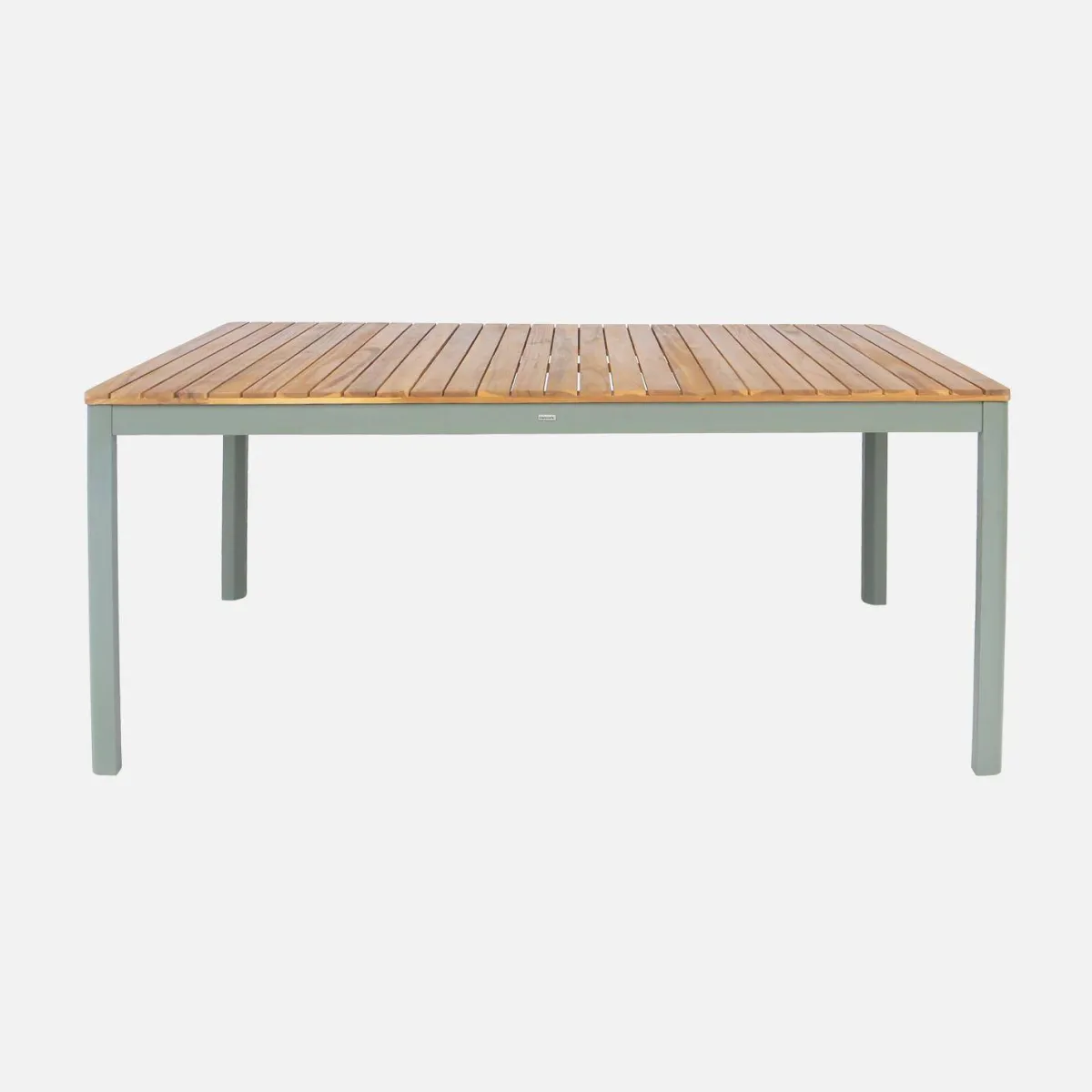 sweeek Set tavolo da giardino con angoli arrotondati in legno di acacia con 8 sedie