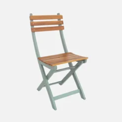 sweeek Set tavolo da giardino con angoli arrotondati in legno di acacia con 8 sedie