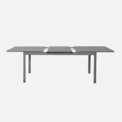 sweeek Set tavolo da giardino estensibile in alluminio con 8 sedie