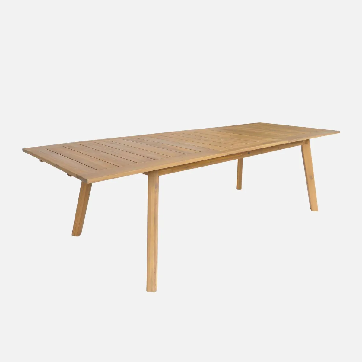 sweeek Set tavolo da giardino estensibile in legno di acacia con 6 sedie