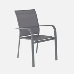 sweeek Set tavolo da giardino estensibile in alluminio con 12 sedie