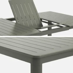 sweeek Set tavolo da giardino estensibile in alluminio con 12 sedie
