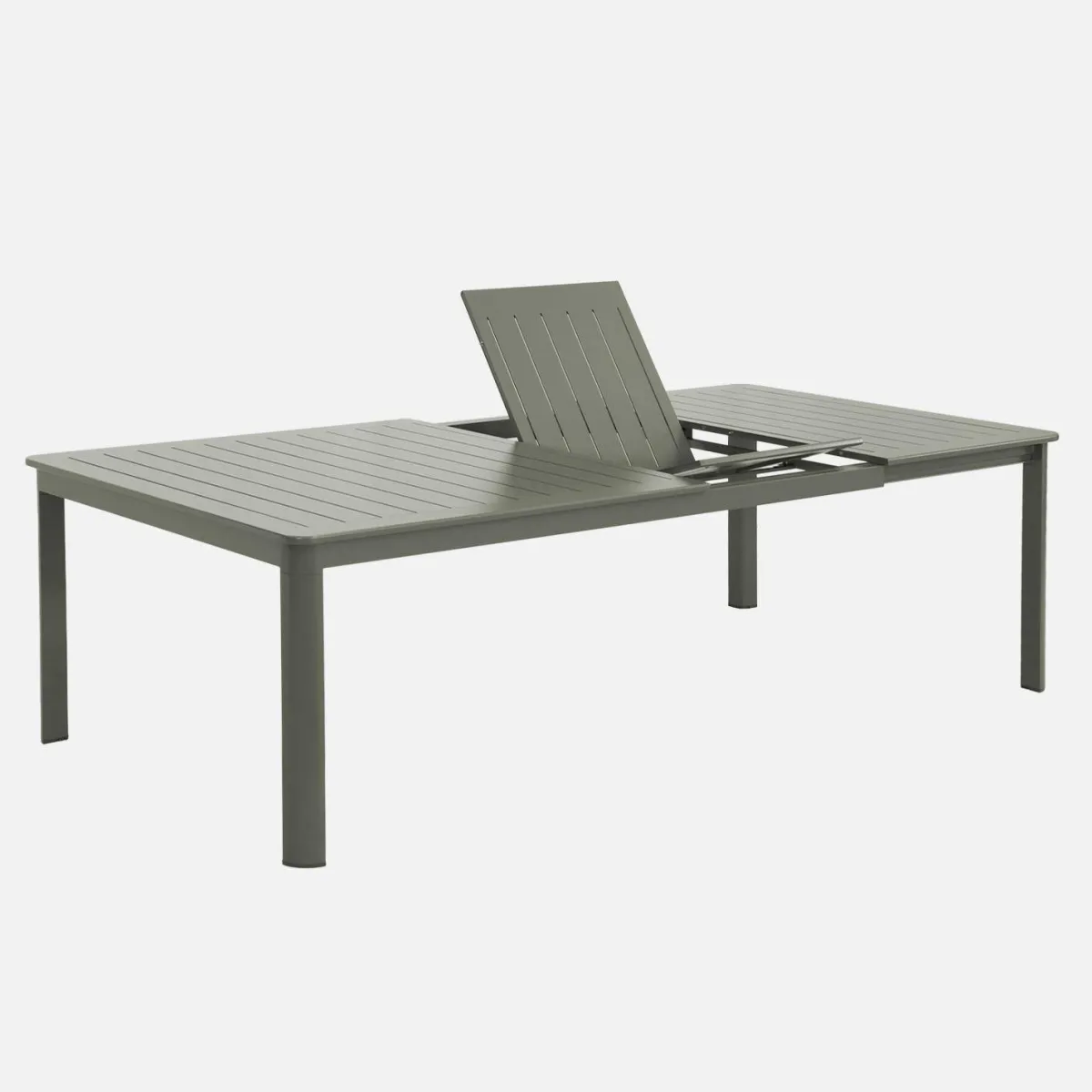 sweeek Set tavolo da giardino estensibile in alluminio con 12 sedie
