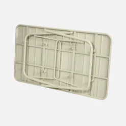 sweeek Set tavolo da giardino in acciaio con 6 sedie, 140cm