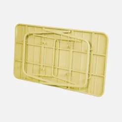 sweeek Set tavolo da giardino in acciaio con 6 sedie, 140cm