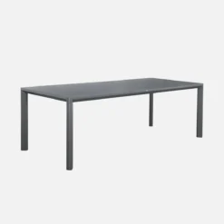 sweeek Set tavolo da giardino in alluminio con 1 panchina e 4 sedie