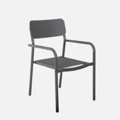 sweeek Set tavolo da giardino in alluminio con 1 panchina e 4 sedie