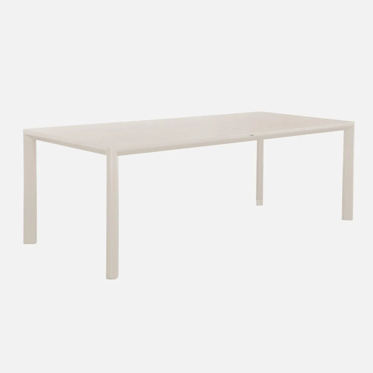 sweeek Set tavolo da giardino in alluminio con 2 panchine, 8 sedie