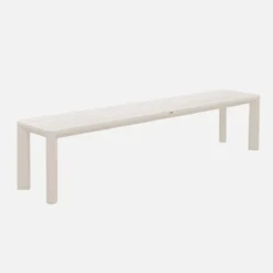 sweeek Set tavolo da giardino in alluminio con 2 panchine, 8 sedie