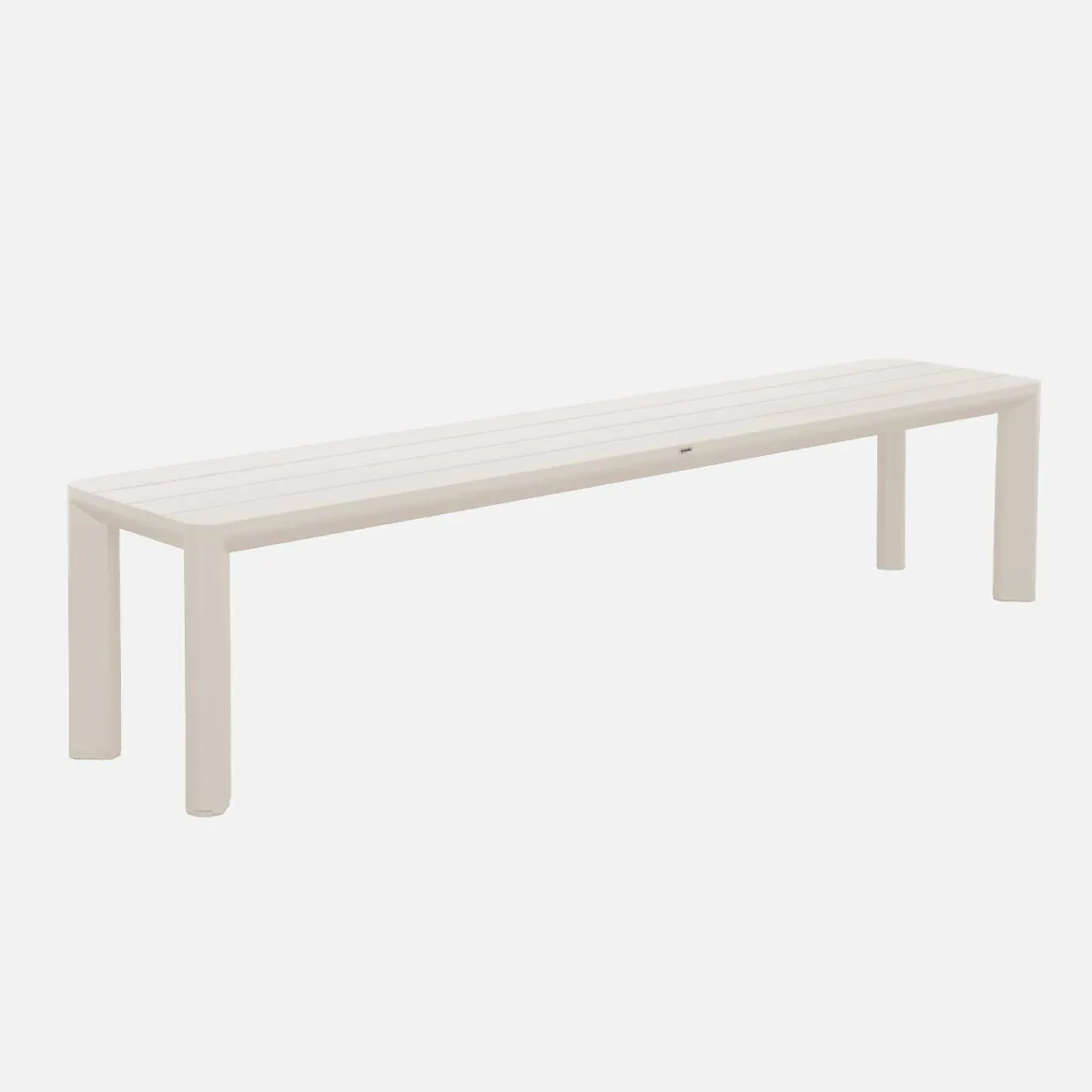 sweeek Set tavolo da giardino in alluminio con 2 panchine, 8 sedie