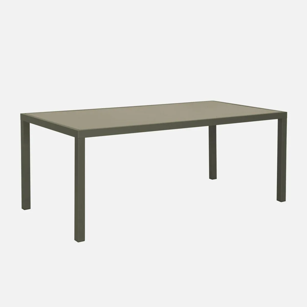 sweeek Set tavolo da giardino in alluminio con 8 sedie