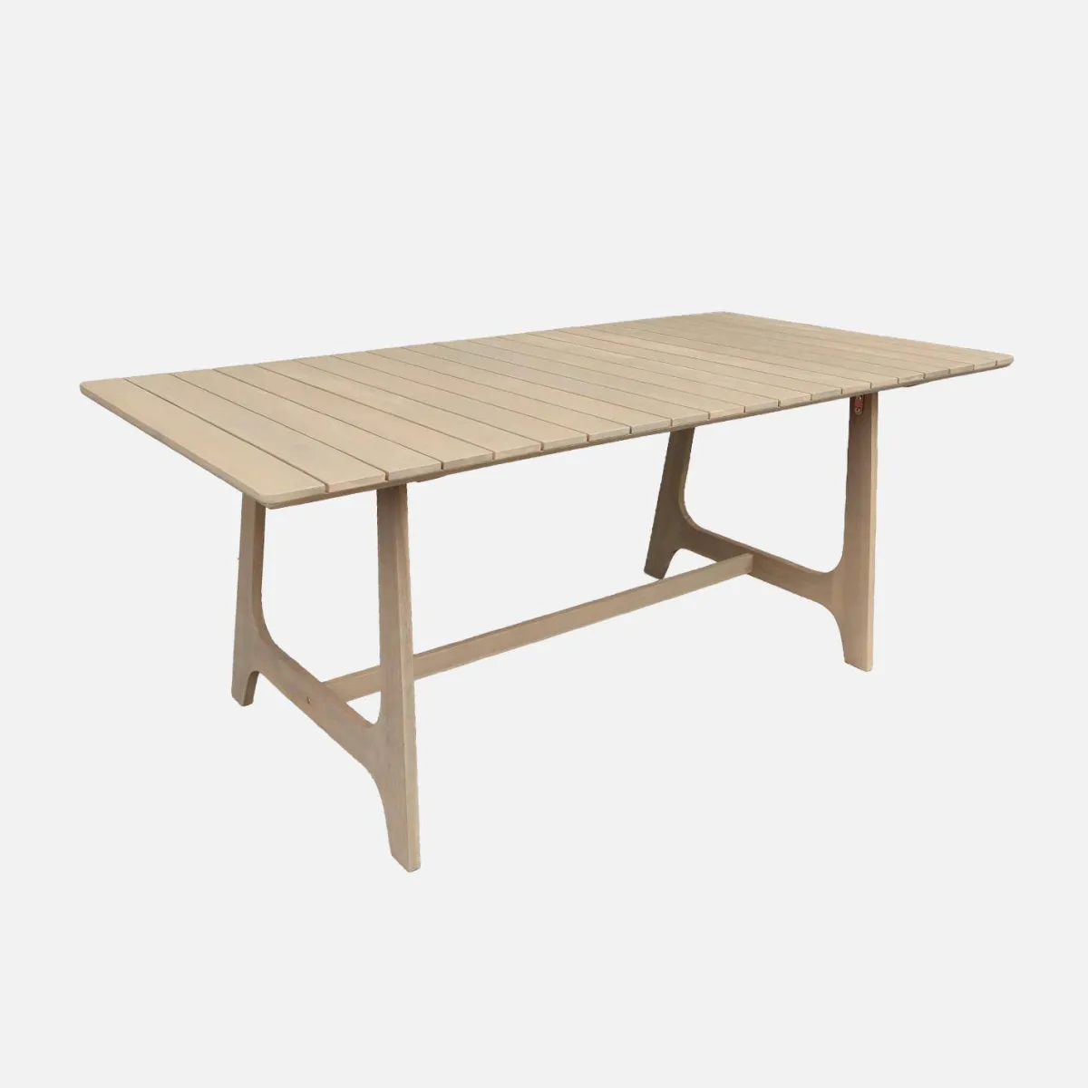sweeek Set tavolo da giardino in legno di acacia con 6 sedie