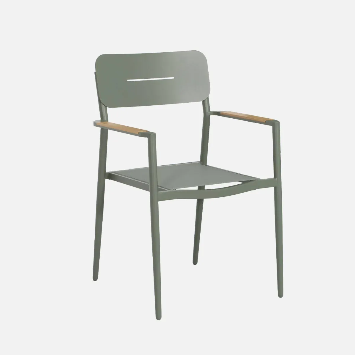 sweeek Set tavolo da giardino ovale allungabile in alluminio con 6 sedie