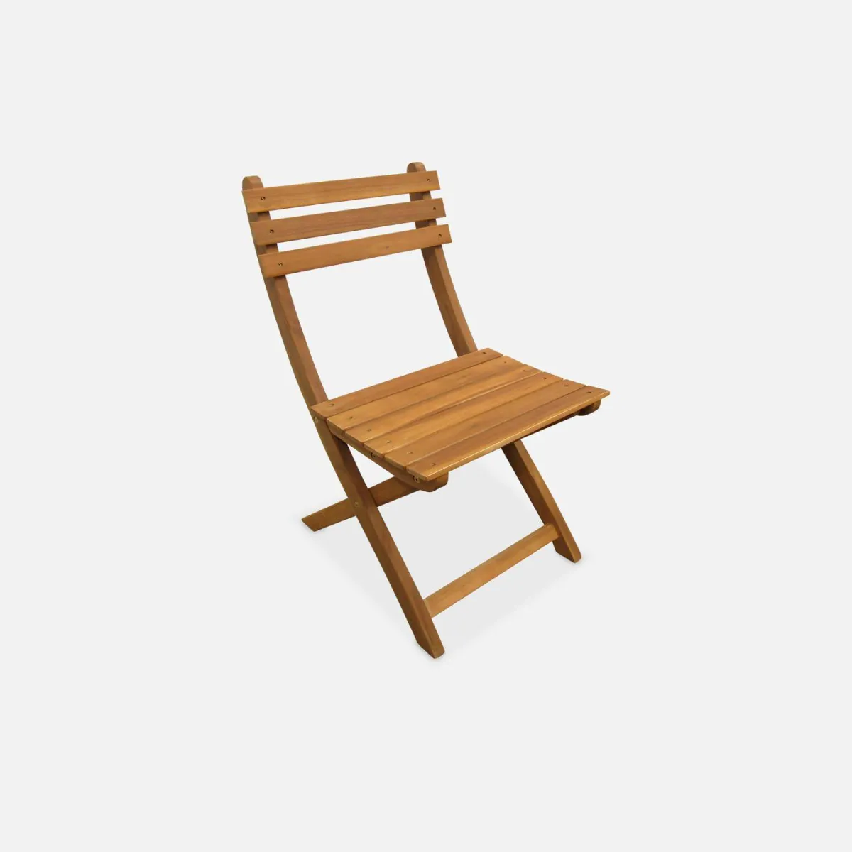 sweeek Set tavolo da giardino ovale in legno con 6 sedie