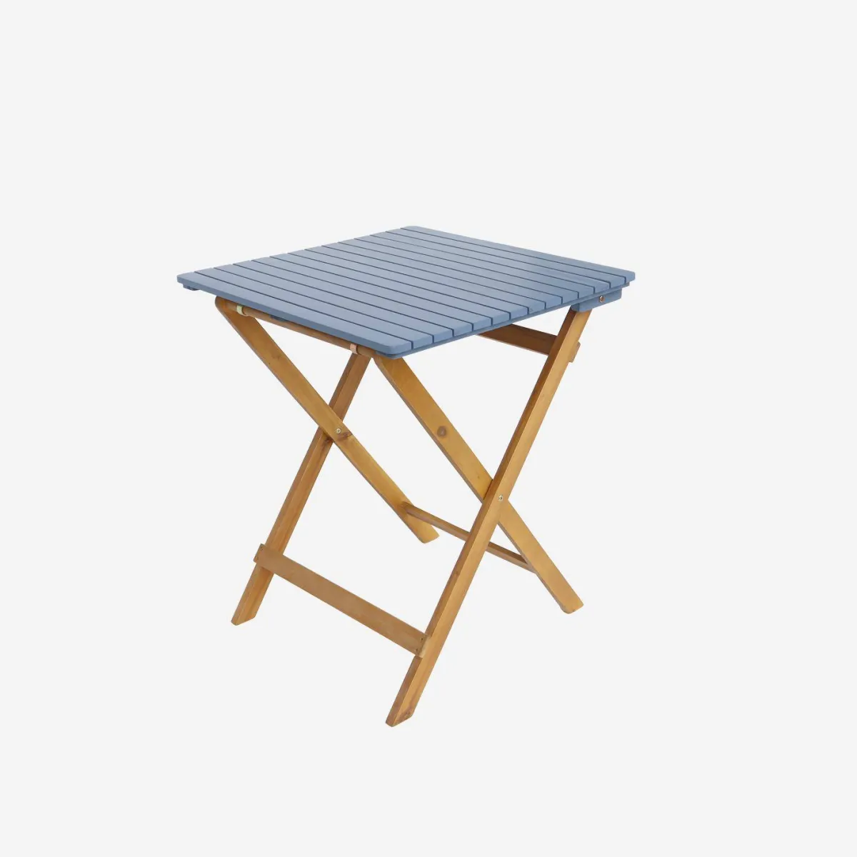 sweeek Set tavolo da giardino pieghevole in legno di acacia con 2 sedie
