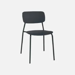 sweeek Set tavolo da giardino pieghevole in metallo con 6 sedie
