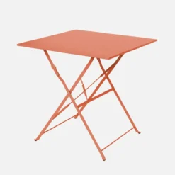sweeek Set tavolo da giardino pieghevole in acciaio con 2 sedie, 70cm