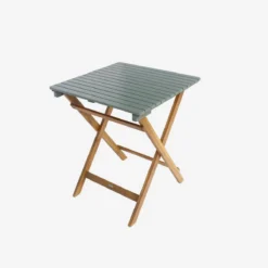 sweeek Set tavolo da giardino pieghevole in legno di acacia con 2 sedie