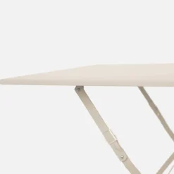 sweeek Set tavolo da giardino pieghevole in acciaio con 2 sedie, 70cm