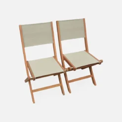 Set tavolo da giardino rettangolare allungabile in legno con 6 sedie